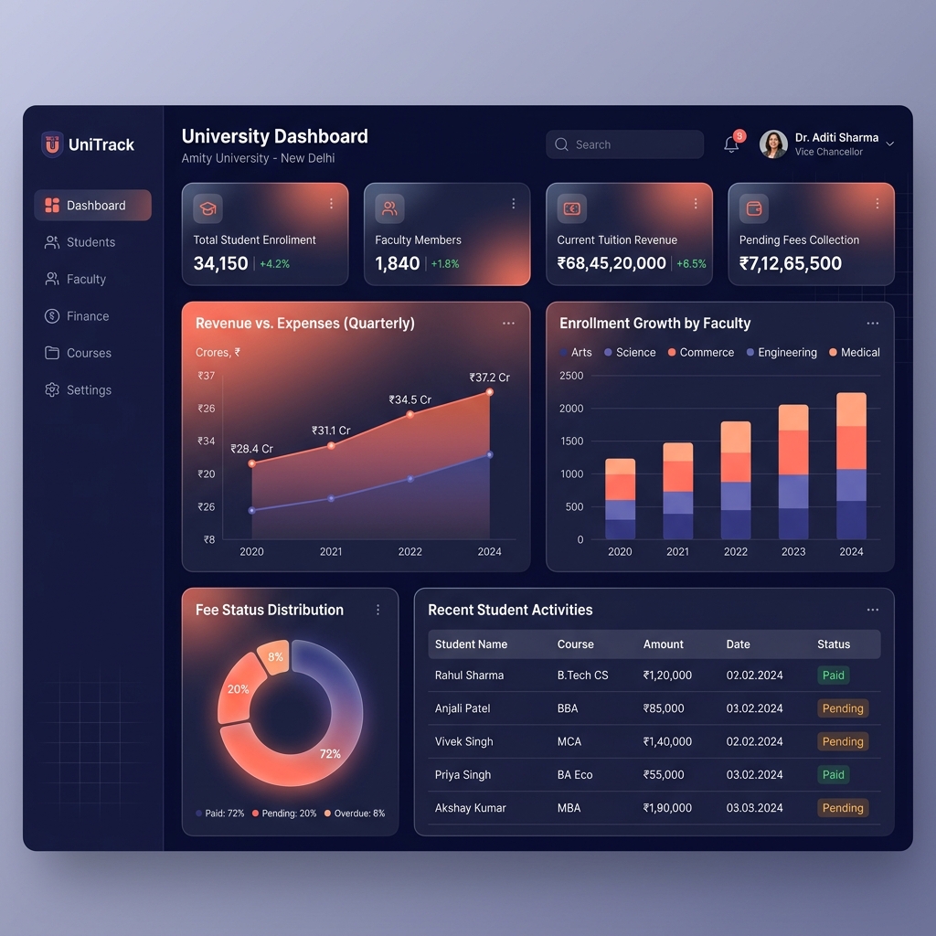 VidyaNet Analytics Dashboard